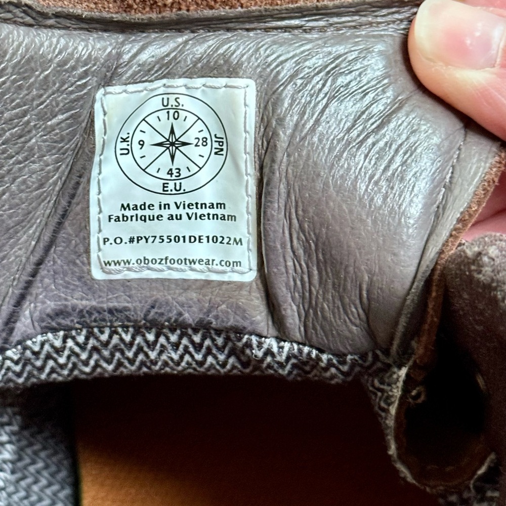 Oboz Bozeman Mid Leather Waterproof Boots - Picture 6 of 11